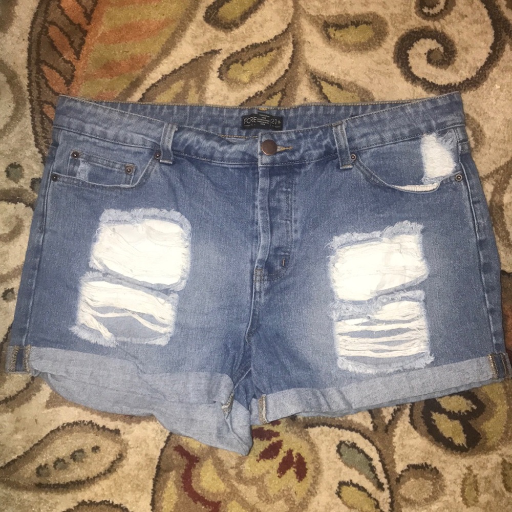 Forever 21 denim shorts